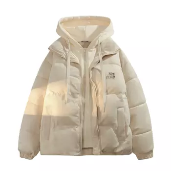 Пуховик-пальто унисекс Tre Club, Coffee (without Hood)