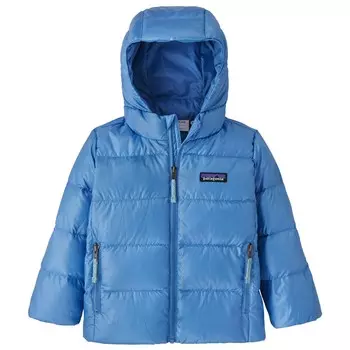 Пуховик Patagonia Baby's Hi Loft Down Hoody, цвет Blue Bird