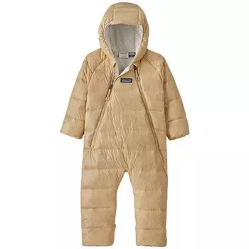 Пуховик Patagonia Hi-Loft с оборками для младенцев, белый