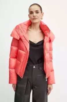 Пуховик Patrizia Pepe, оранжевый