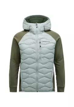 Пуховик Peak Performance, зеленый