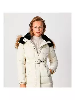 Пуховик Pepe Jeans Mantel, белый