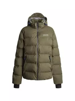 Пуховик Pepe Jeans Mantel, зеленый