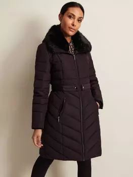 Пуховик Petite Bobbie Phase Eight, бордовый