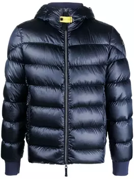 Пуховик Pharrell с капюшоном Parajumpers, синий