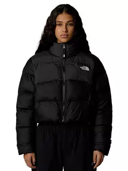 Пуховик piumino cropped saikuru The North Face, черный