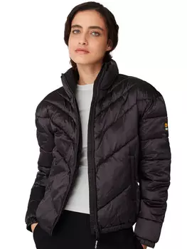 Пуховик piumino trapuntato a v Ciesse, черный