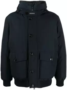 Пуховик Polar Bomber Woolrich, синий