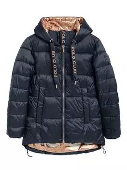 Пуховик Polo Club, темно-синий