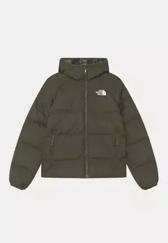 Пуховик Printed Hooded Unisex The North Face, цвет new taupe green