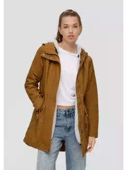 Пуховик QS, коричневый