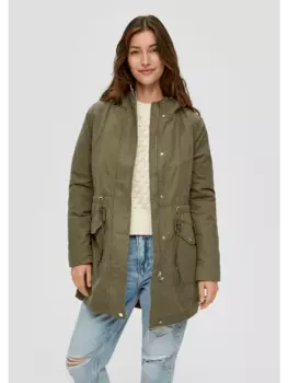 Пуховик QS, оливковый