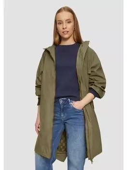 Пуховик QS, оливковый