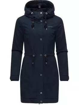 Пуховик ragwear Aurorie Crystal Organic, темно синий