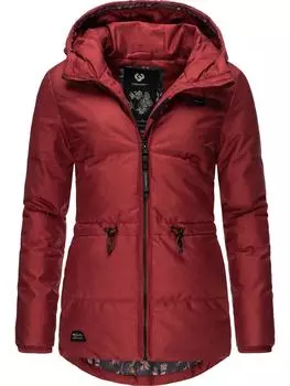 Пуховик ragwear Calena Intl., цвет Wine Red