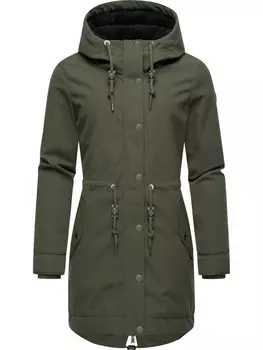 Пуховик ragwear Canny Canvas, цвет dark olive