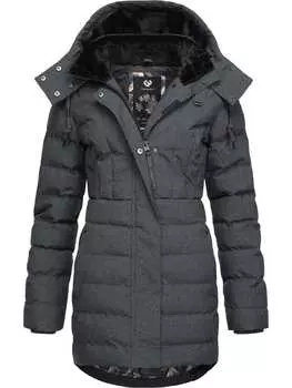 Пуховик ragwear, цвет dark grey