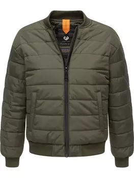 Пуховик ragwear, цвет dark olive
