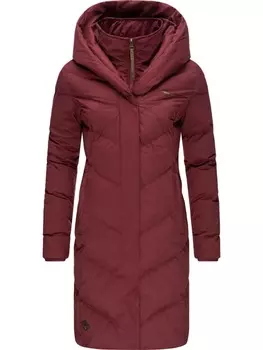 Пуховик ragwear, цвет wine red