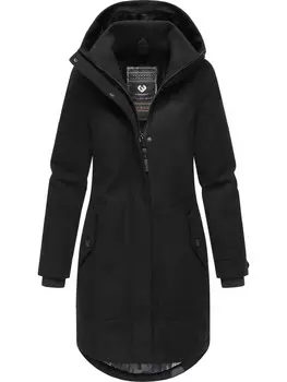 Пуховик ragwear Jannisa Coat, черный