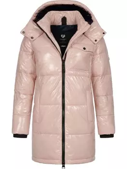 Пуховик ragwear Roobie Long, цвет light pink