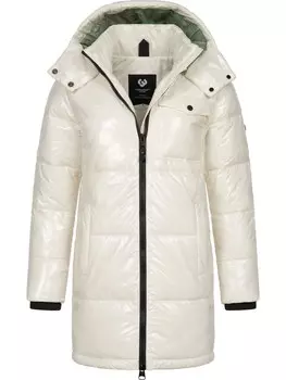 Пуховик ragwear Roobie Long, цвет off white
