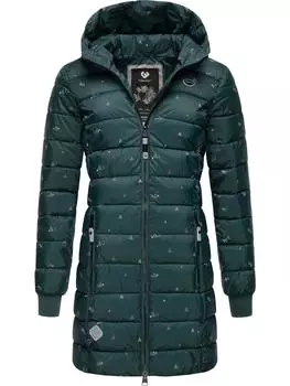 Пуховик ragwear Steppjacke Tiasa Long, цвет Dark Green