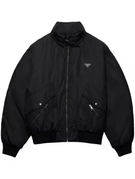 Пуховик Re-Nylon Prada, черный