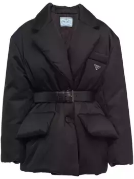 Пуховик Re-Nylon Prada, черный