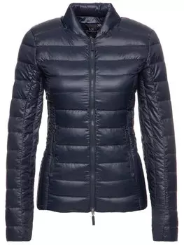 Пуховик regular fit Armani Exchange, синий