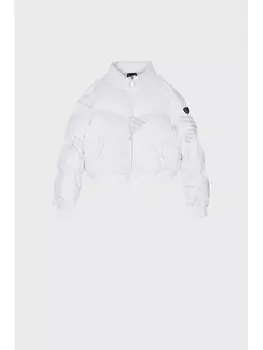 Пуховик regular fit Ea7 Emporio Armani, белый