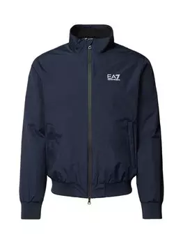 Пуховик regular fit Ea7 Emporio Armani, синий