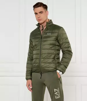 Пуховик Regular fit Ea7, хаки