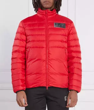 Пуховик Regular fit Ea7, красный