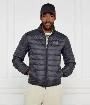 Пуховик Regular fit Ea7, серый