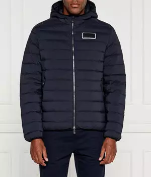 Пуховик Regular fit Ea7, синий