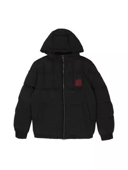 Пуховик regular fit Hugo, черный