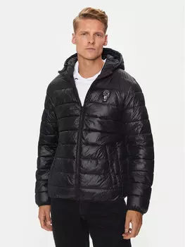 Пуховик regular fit Karl Lagerfeld, черный