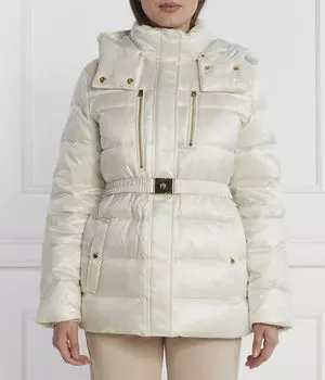 Пуховик Regular fit Lauren Ralph Lauren, белый