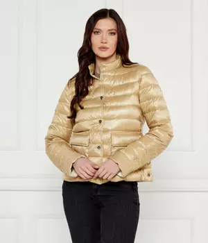 Пуховик женский Lauren Ralph Lauren короткий стеганый, золотой