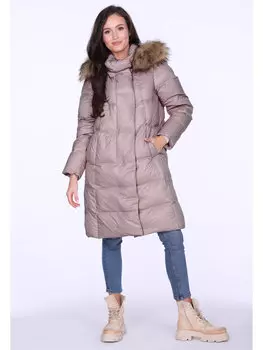 Пуховик regular fit Perso, розовый