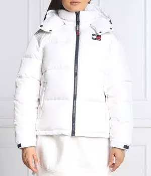 Пуховик Regular fit Tommy Jeans, белый