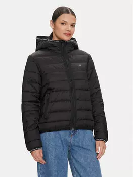 Пуховик regular fit Tommy Jeans, черный