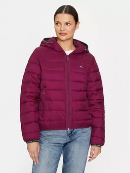 Пуховик regular fit Tommy Jeans, красный