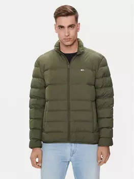 Пуховик regular fit Tommy Jeans, зеленый