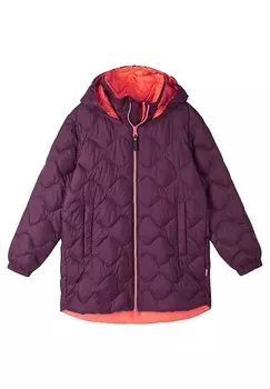 Пуховик Reima Filppula на молнии, фиолетовый