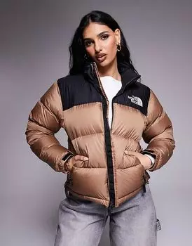 Пуховик Retro 96 Nuptse коричневого цвета The North Face