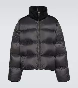 Пуховик rick owens cyclopic из коллекции x Moncler Genius, черный