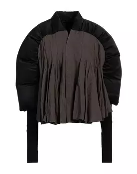 Пуховик Rick Owens, серый