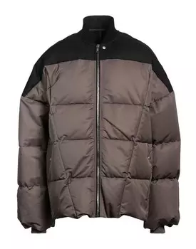 Пуховик Rick Owens, серый